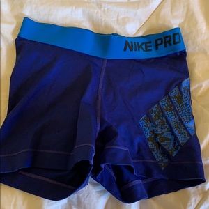 Navy Blue Nike Pros
